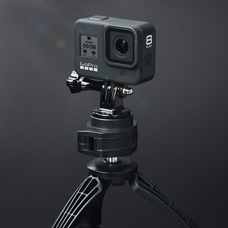 Sametop Tripod Mount Adapter Screw Mount Compatible with GoPro Hero 10, 9, 8, 7, 6, 5, 4, Session, 3+, 3, 2, 1, Hero (2018), Fusion, DJI Osmo, Sjcam, Xiaoyi Action Cameras (5 Packs)