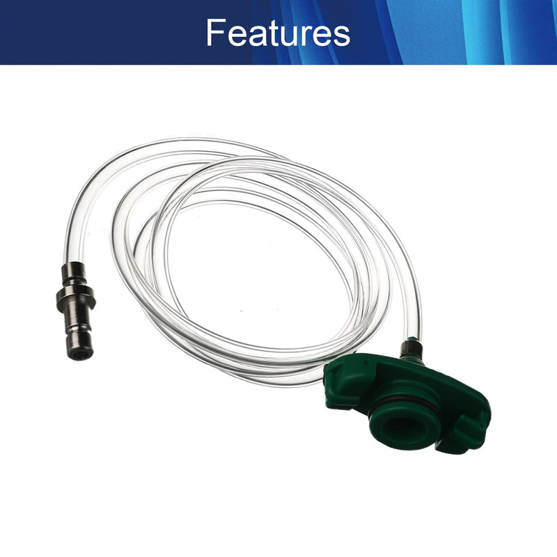 Hegebeck Air Tube air syringe dispenser 30cc Glue Adhesive Dispenser Syringes Connector Adapter for Industrial 2 Pcs
