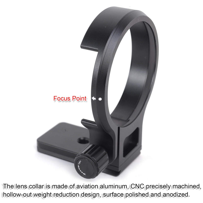 [AUSTRALIA] - iShoot Metal Lens Collar, CNC Tripod Mount Ring Support for Sony FE 70-300mm F4.5-5.6G OSS Lens, Bottom is ARCA Fit Quick Release Plate Compatible with Tripod Ball Head of ARCA-Swiss Type 