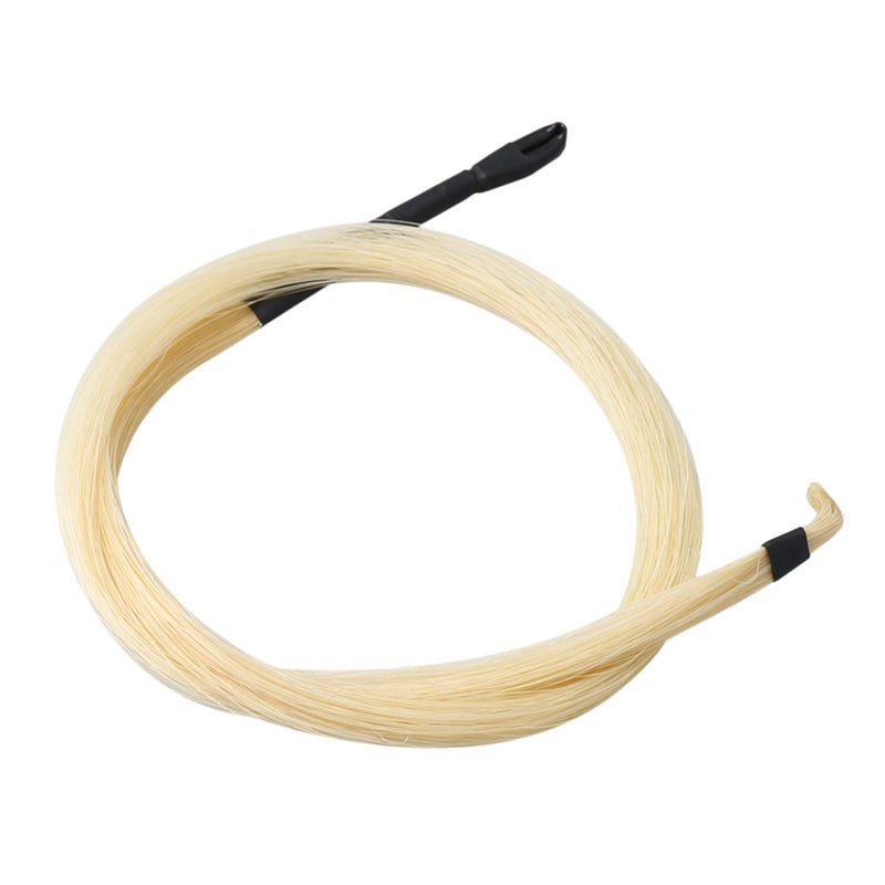 Yibuy 80cm Length White Horse Hair Erhu Bow String Hair fit for Any Size Bow