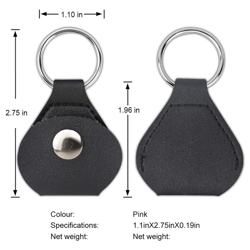 Case for Best Choice Products, Jasmine Guitar pick case, Fender Guitar pick Keychain, Tanbi Music Guitar pick cover, Hape Accessories and Keychain. by Aibus. 2-packs (Black) Black-2Pack