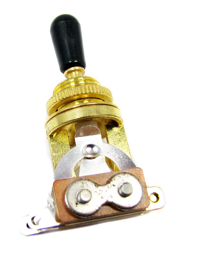 Gold Gibson(tm)-style 3-way Guitar Pickup Selector Toggle Switch