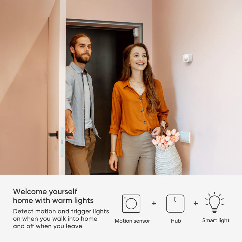 TREATLIFE Zigbee Motion Sensor, Smart Motion Sensor Detector for Alarm System, Smart Home Automation, Triggering Lights and Scenes, Compatible with Alexa Google Home (Hub Required and Sold Separately) Motion Sensor (Hub Sold Separately)