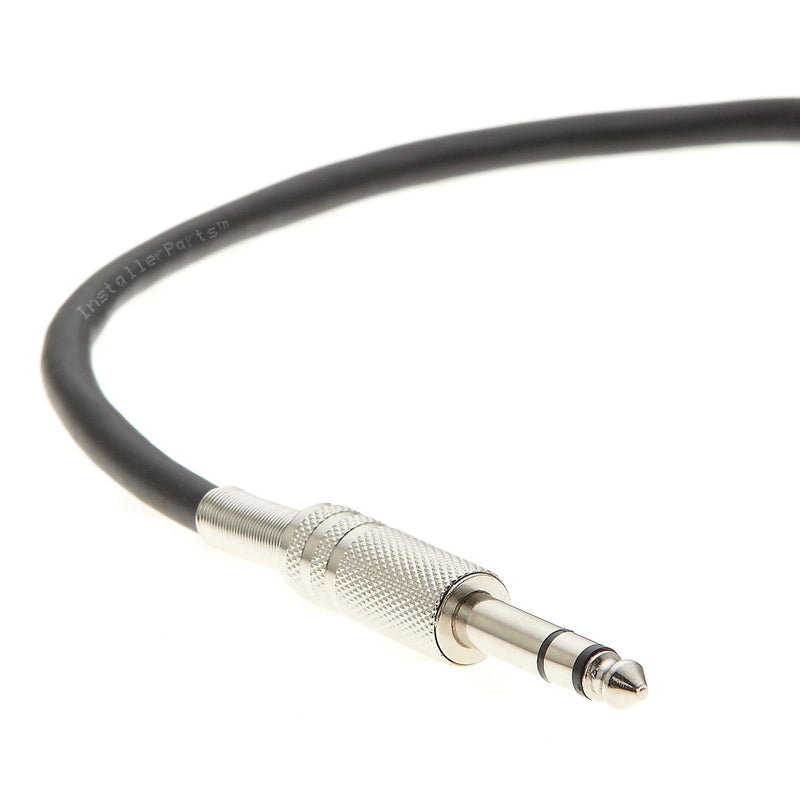 [AUSTRALIA] - InstallerParts XLR Female to 1/4" Stereo Male Microphone Cable - 15 Feet - Compatible with Amplifiers, Instruments, and More! Black 