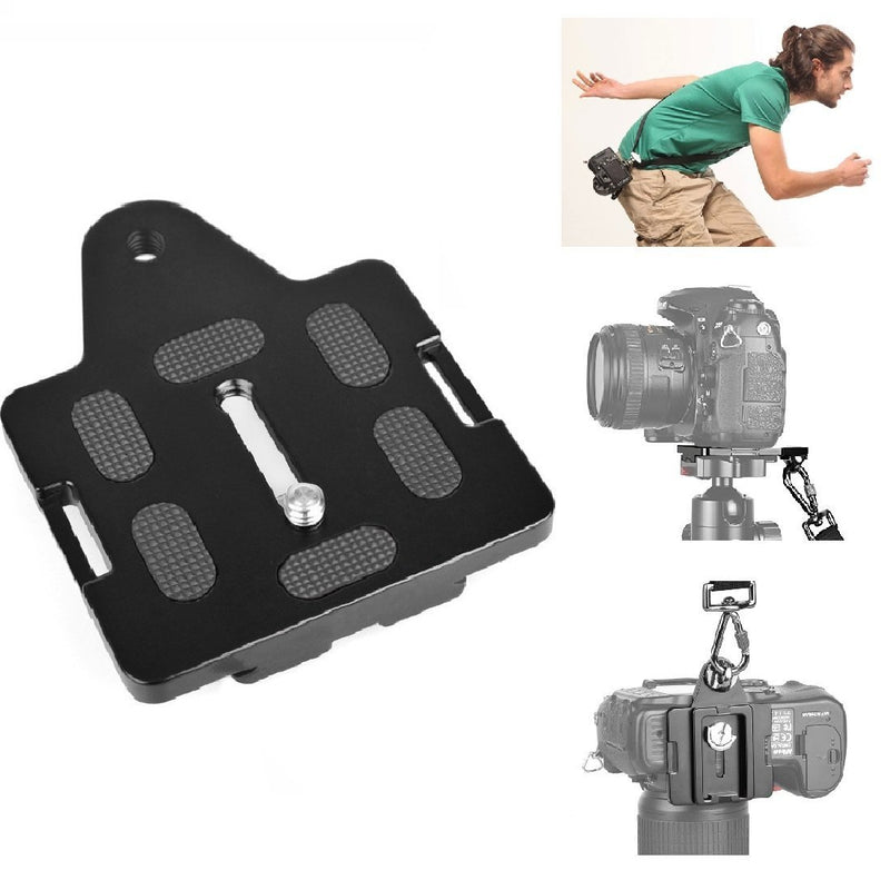 Fomito Arca-Type Quick Release Plate Connecting Camera Wrist Belt Strap, Compatible for Camera Dolly/Crane/Stabilizer/Tripod/Monopod
