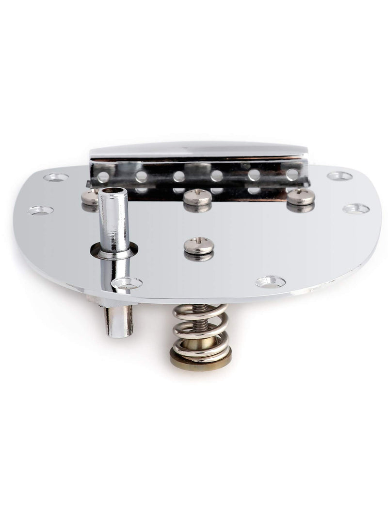 Metallor Guitar Tremolo Tailpiece Bridge Compatiable with Jazzmaster Jaguar Guitar Vibrato and Whammy Chrome. Chrome-1