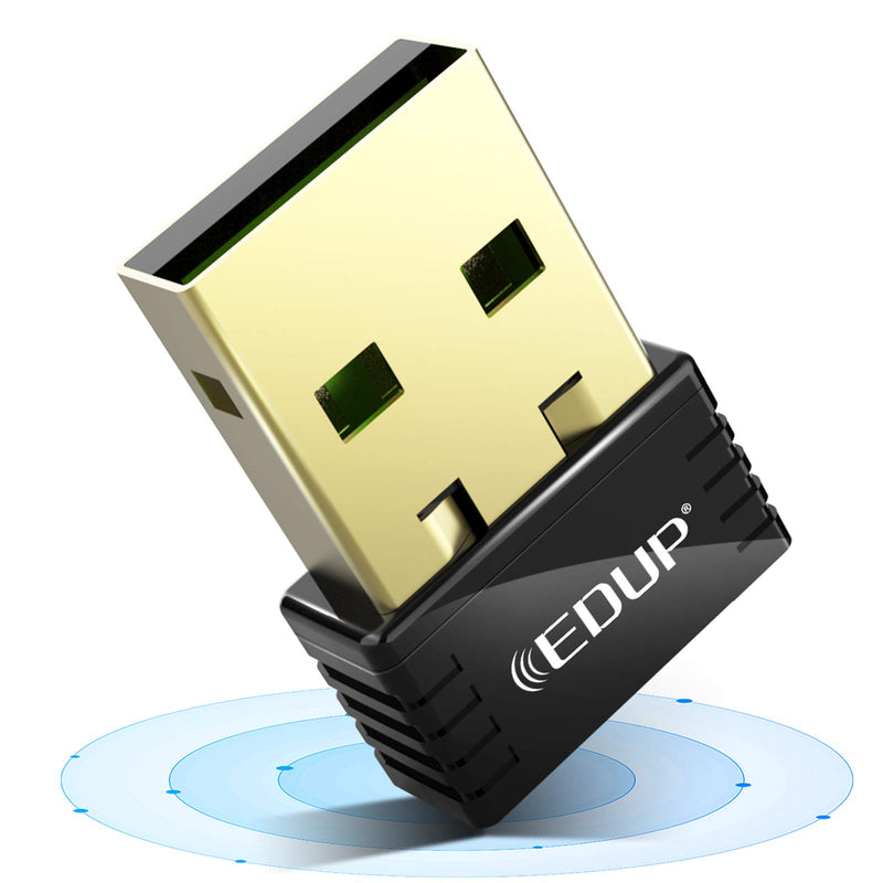 EDUP USB WiFi Adapter Wireless Network Adapters Nano Wi-Fi Dongle for Desktop PC Laptop Compatible with Windows 10/7/8.1/XP/Vista/Mac OS, 300m Cheap (EP-N8553)