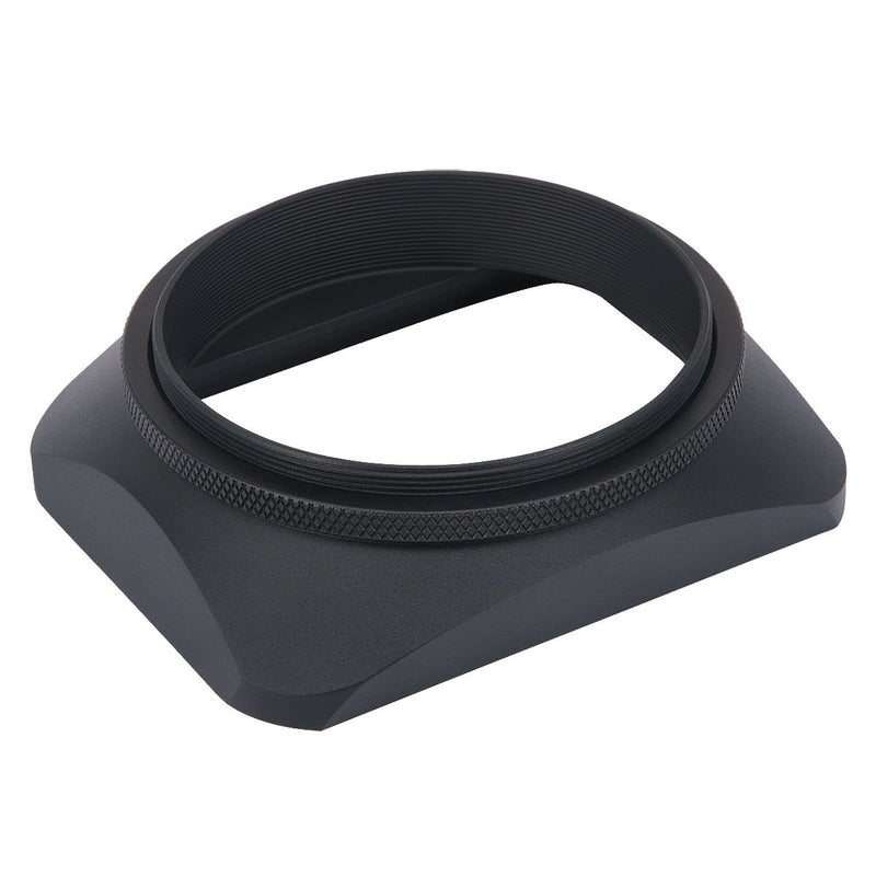 Haoge 62mm Square Metal Screw-in Mount Lens Hood Shade with Cap for 62mm Canon Nikon Sony Leica Leitz Carl Zeiss Voigtlander Nikkor Panasonic Fujifilm Olympus Lens and Other 62mm Filter Thread Lens