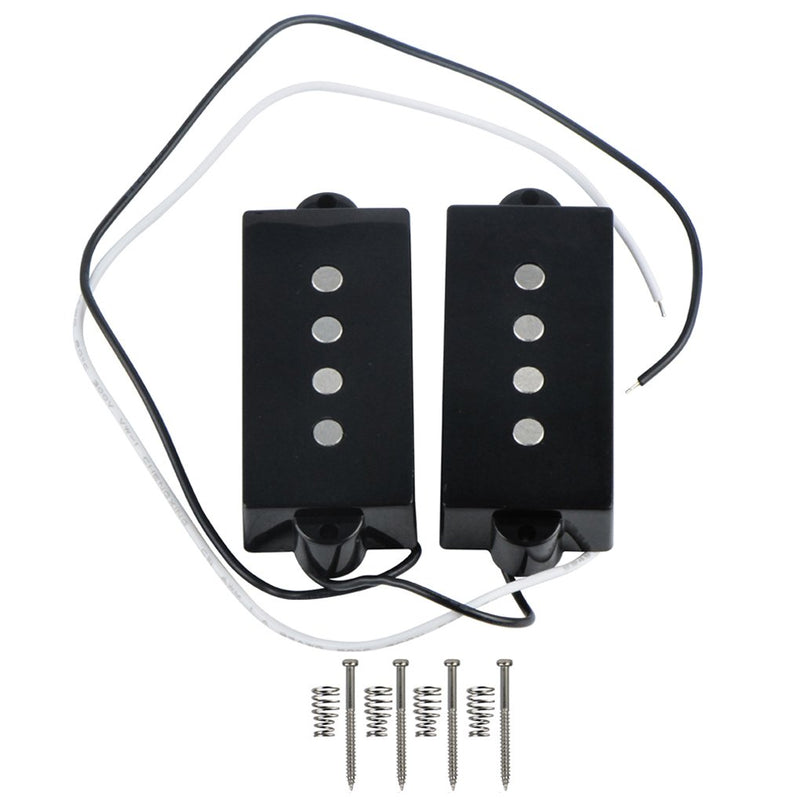 FLEOR Alnico 5 P Bass Pickups Humbucker Pickup for 4 String P Bass Replacement