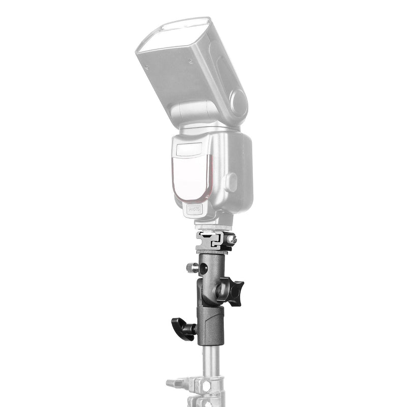 Camera Flash Speedlite Mount, ChromLives Professional Swivel Stand Light Bracket, Umbrella Bracket Shoe Holder E Type Compatible with Canon Nikon Pentax Olympus Nissin Metz, Other Speedlite Flashes flash stand