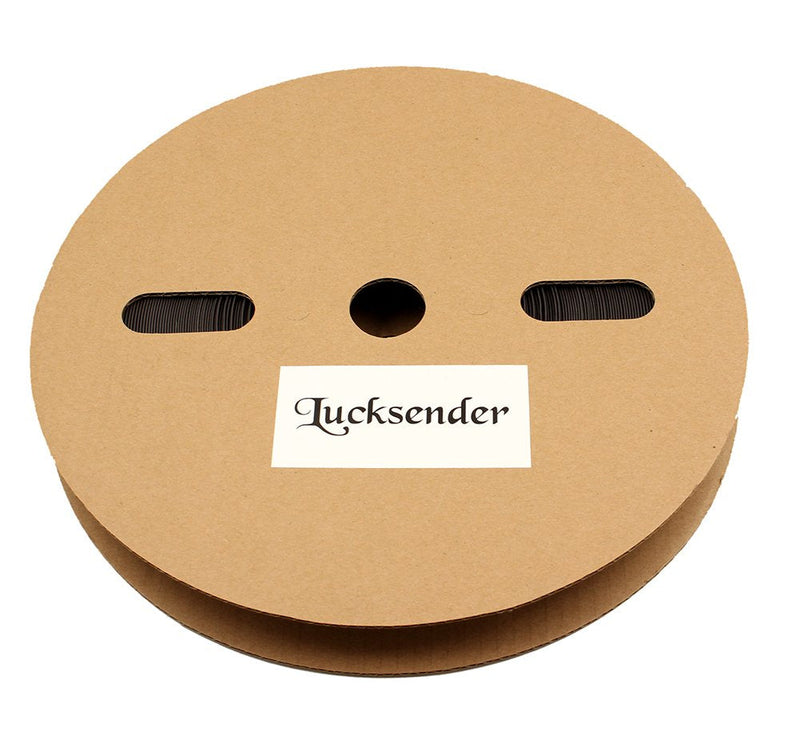 Lucksender 100 Feet /30 Meter 1/4inch / 6mm I.D Polyolefin 2:1 Heat Shrink Tubing