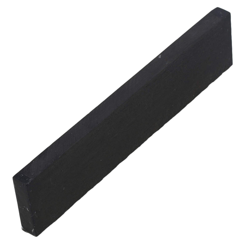 Mxfans 20x4.5x1.1cm Black Ebony Wood Block for Guitars Musical Instrument