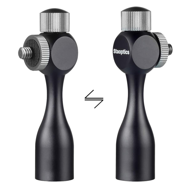 Staoptics Binocular Tripod Adapter Quick Release 1/4-20Inch Threading Detachable Universal Mount for 8x32 8x36 8x40 8x42 10x50 12x60 15x60 15x70 20x80 25x70 Binoculars etc Model Connection Screws X1