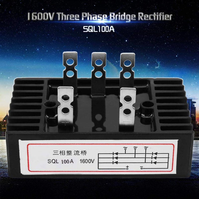 Acogedor Bridge Rectifier, Three Phase Diode Bridge Rectifier, SQL100A 1600V Three Phase Diode Bridge Rectifier AC to DC