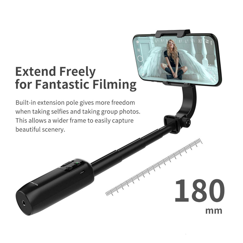 Feiyutech Vimble One Smartphone Gimbal Stabilizer Compatible for All iPhone Series, Huawei/Samsung/Xiaomi/VIVO/Oppo, etc(Under 6.6 inch) with Tripod.