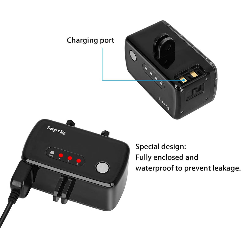 Suptig 30 LED Video Light Waterproof Light Underwater Light Compatible for Gopro Hero 10 Hero 9 Hero 8 Hero 7 Hero 5 Hero 6 Hero 4 and Canon Nikon Sony Olympus SLR Cameras Waterproof 180ft(55m)