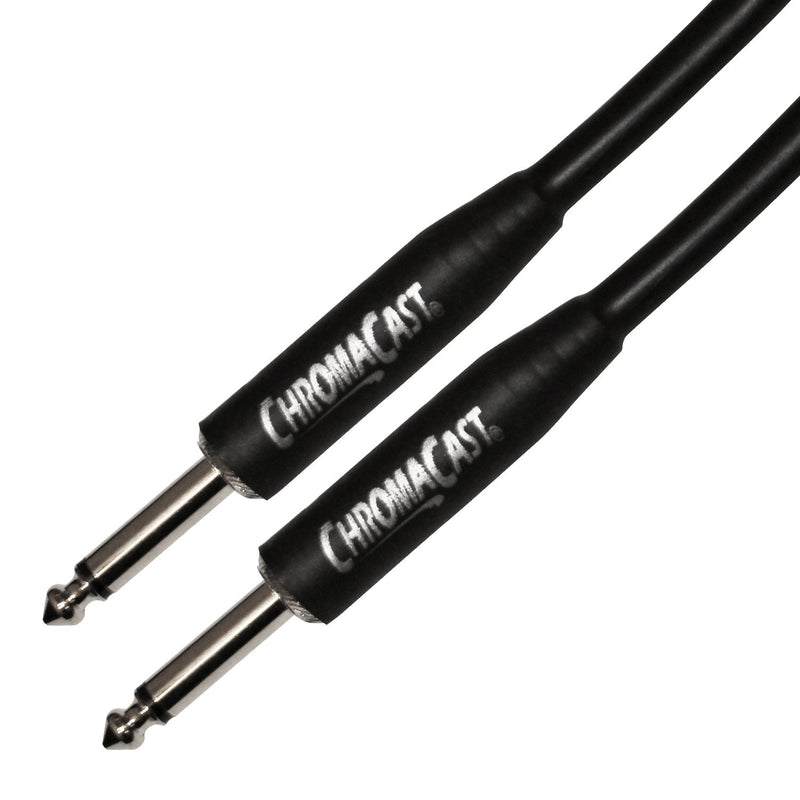 ChromaCast Black Pro Series Instrument Cable 20-Feet, Straight (CC-PSCBLSS-20BlK) 20 Feet