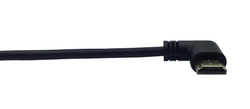 [AUSTRALIA] - Cerrxian 0.6m High Speed HDMI 2.0 HDMI Right Angle Male to HDMI Female Short Cable Ultra HD 4k x 2k HDMI Cable Supports Ethernet, 3D, 4K and Audio for TVs, Laptops(Black) (rm-sf) 0.6m right male-straight female 