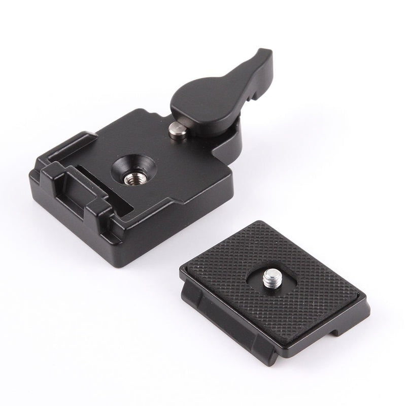 FocusFoto Quick Release Plate with Clamp Adapter for Manfrotto 200PL-14 323 RC2 System Tripod Fit