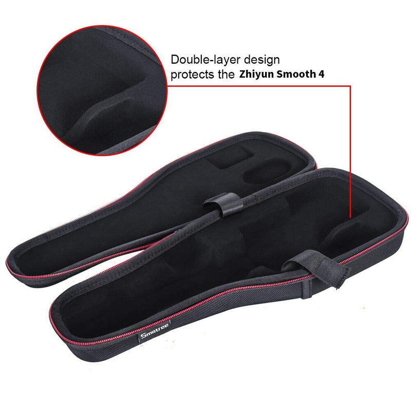 Smatree Travel Carrying Case Compatible for Zhiyun Smooth 4 Handheld Gimbal Stabilizer