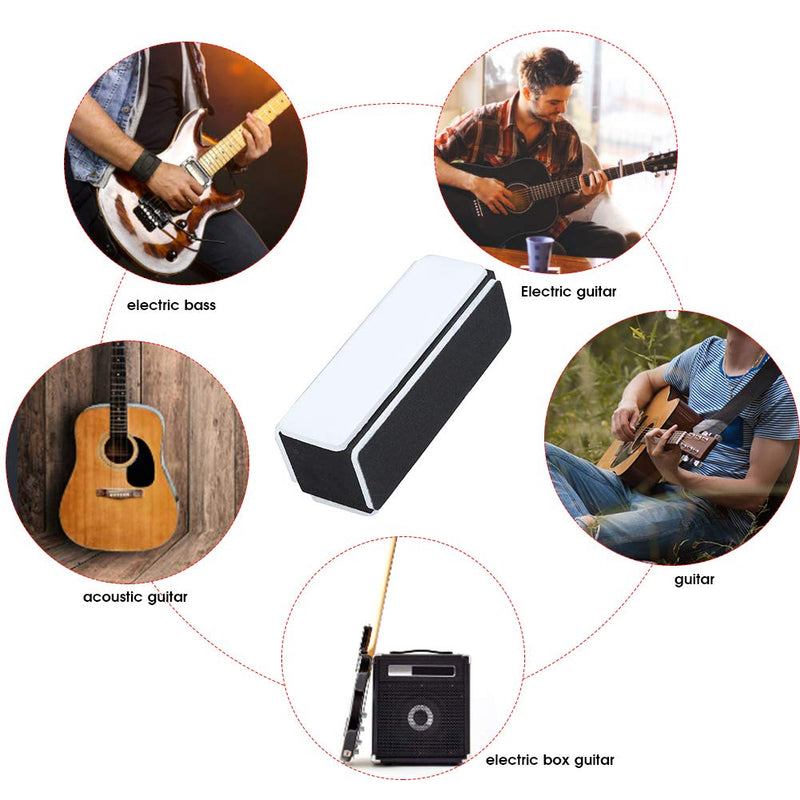 Great workmanship Luthier Tool, Fingerboard Polishing Block, Anti-Slip pp ribbon comfortable Musical Instrument Accessories Guitar bass for home electric guitar