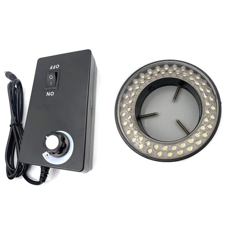 Kiro&Seeu 60-LED Adjustable Ring Light Illuminator Lamp for Stereo Zoom Microscope