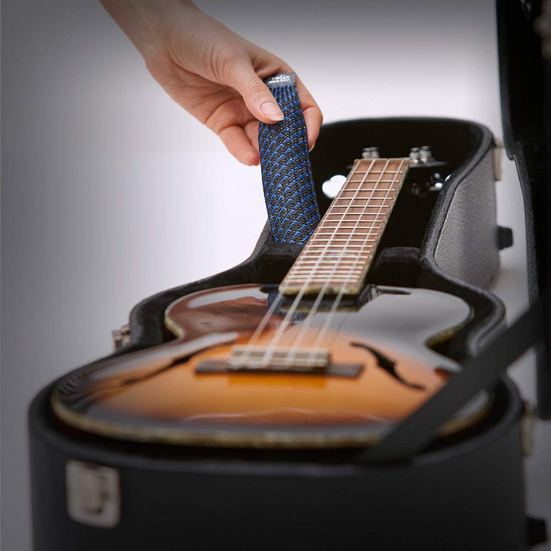 NEW Revolutionary Guitar Humidifier. No lids or sponges. Easy, fast & efficient humidification. Leak Free. Lasts longer. Made in the USA by Prolix Music Black/Blue