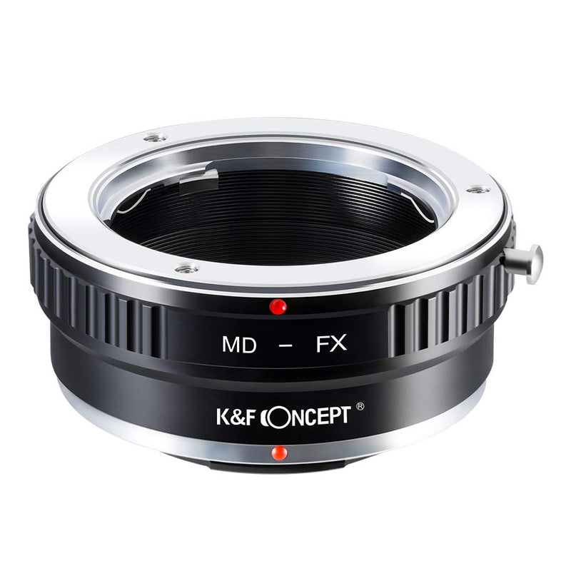 MD to FX Adapter,K&F Concept Lens Mount Adapter for Minolta MD MC Lens Mount Adapter to Fujifilm Fuji X-Series X FX Mount Mirrorless Camera Body,Fits for Fuji XT2 XT20 XE3 XT1 X-T2