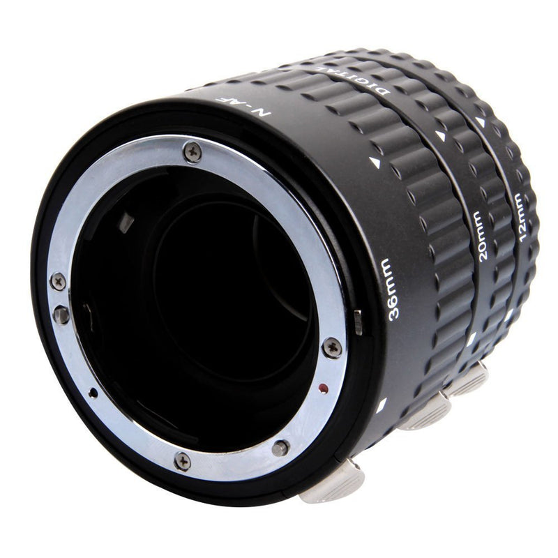 Mcoplus Extnp Auto Focus Macro Extension Tube Set (12mm 20mm 36mm) for Nikon AF AF-S DX FX SLR Cameras MCO-N-B