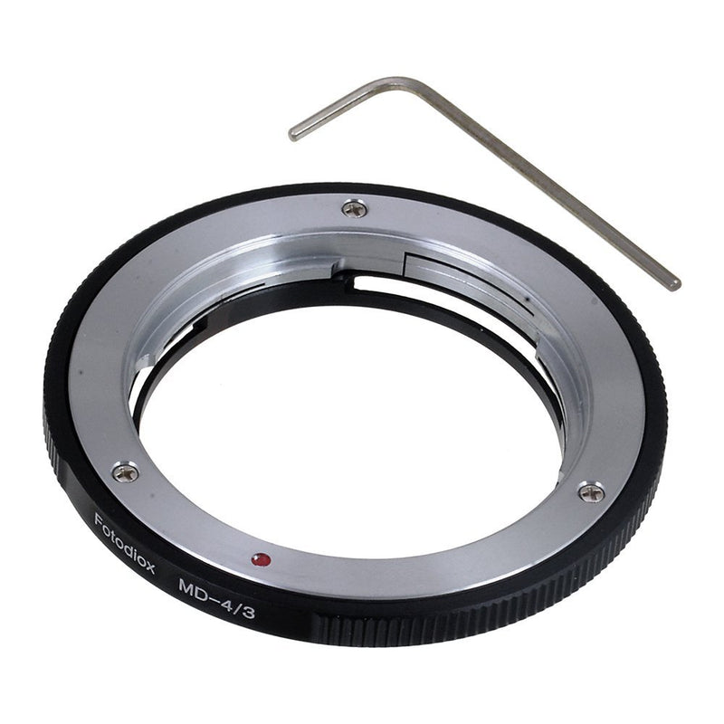 Fotodiox Lens Mount Adapter - Minolta MD MC Rokkor Lens to Olympus 4/3 (also known as OM 4/3 four third) Adapter for Olympus E-1, E-3, E-10, E-20, E-30, E-300, E-330, E-400, E-410, E-420, E-450, E-500, E-510, E-520, E-600, E-620, E-100 RS, Panasonic Lu...