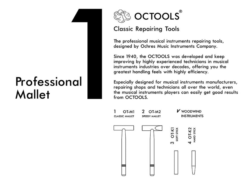 Ochres Music OCTOOLS #1 Classic Woodwind Mallet Sax Repair Kit