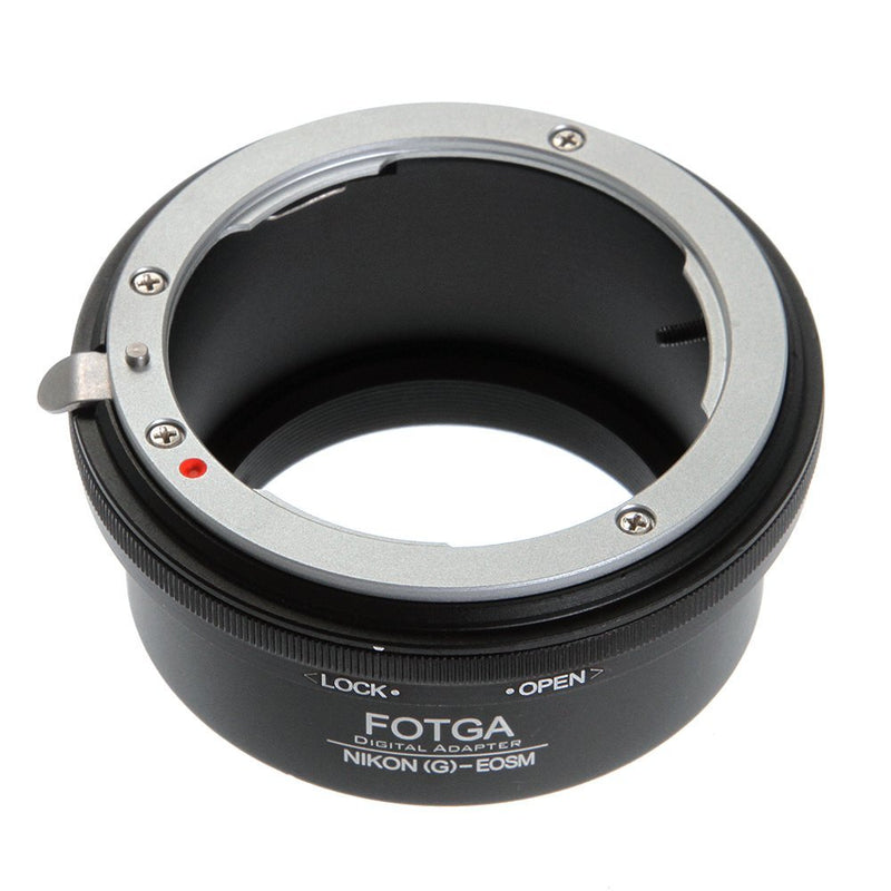 Runshuangyu FOTGA Lens Mount Adapter for G AF-S Mount Lens to EF-M EOS M M2 M3 M5 M6 M10 M50 M100 Camera