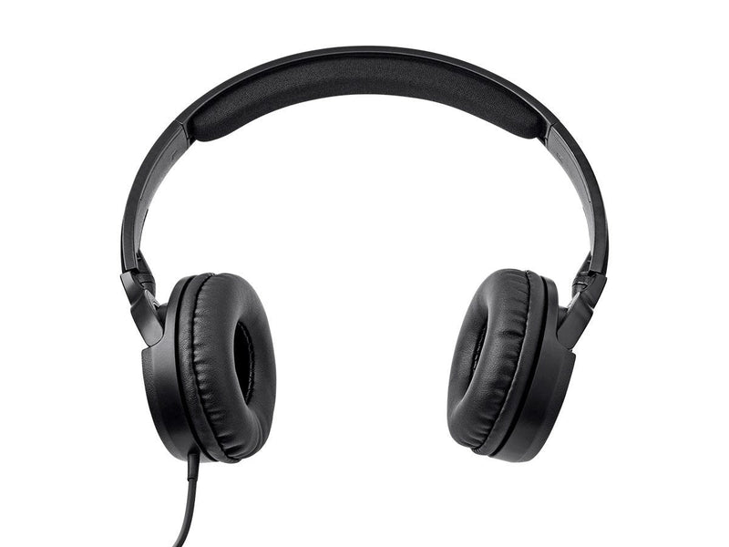 [AUSTRALIA] - Monoprice 113191 Hi-Fi Lightweight On-Ear Headphones with in-Line Play/Pause Controls and Built-in Microphone, Clear 