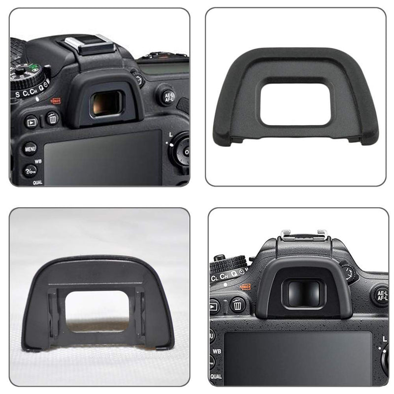 D7000 Viewfinder Eyepiece Eyecup Eye Cup for Nikon D7100 D7200 D7000 D750 D610 D600 D300 D300S Digital Camera [2Packs], Replace eyepiece DK-23, Fire Rock Camera Eyecup Accessories DK23