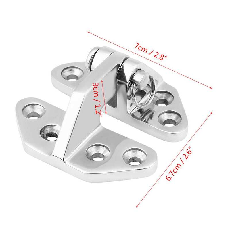 Acouto Boat Hatch Hinge Stainless Steel Marine Grade Heavy Duty Boat Hatch Hinge Removable Pin Hardware