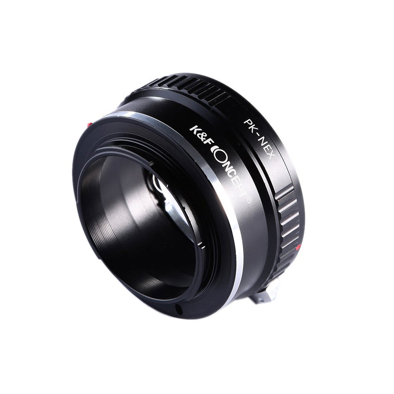 K&F Concept PK K Mount Lens to Sony NEX E-Mount Lens Adapter, Compatible with Sony NEX-3 NEX-3C NEX-3N NEX-5 NEX-5C NEX-5N NEX-5R NEX-5T NEX-6 NEX-7 NEX-F3 NEX-VG10 VG20