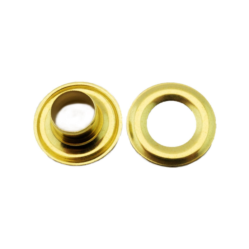 C.S. Osborne Brass Grommets & Washers #G1-2 Size 2 (3/8" Hole) 144 Sets