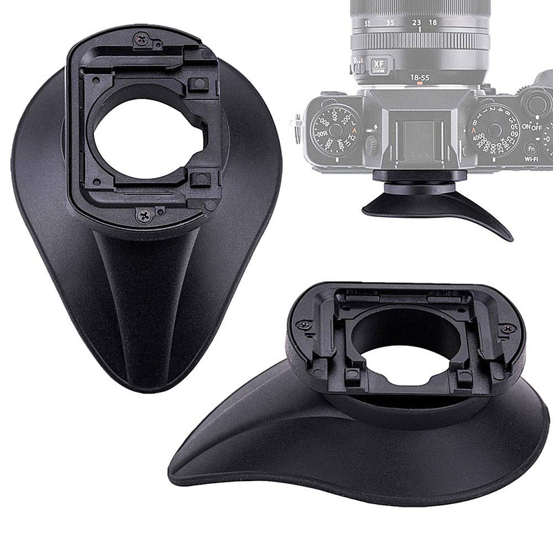 JJC Oval Shape Eyecup Eyepiece Eyeshade EC-XH W Replacement for Fuji X-T4 X-T3 X-T2 XT4 XT3 XT2 XH1 GFX100S GFX100 GFX 50S GFX50S II Camera Viewfinder Replace Fuji Eye Cup EF-XTS EF-XTM EF-XTL EC-XHW