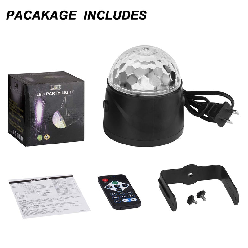 [AUSTRALIA] - Mini Disco Ball Party Stage Lights Remote Control Dj Lights Dancing Home Room Parties Christmas Party KTV Bar Birthday 80s 