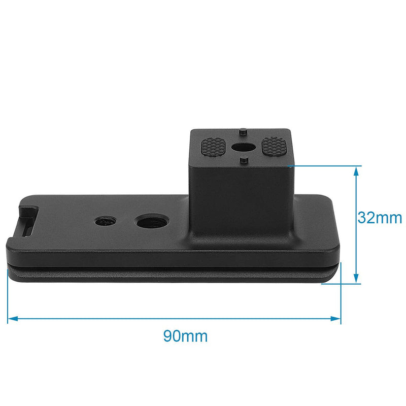 Haoge LF-PL14 Lens Collar Replacement Foot for Panasonic LUMIX G Leica DG Vario-Elmar 100-400mm f4.0-6.3 ASPH H-RS100400 Lens Tripod Mount Ring Base Stand Built-in Arca Swiss Quick Release Plate