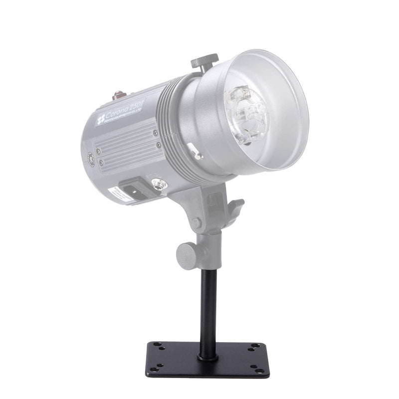 [AUSTRALIA] - Youngerfoto Baby Pin Wall Plate, 4.7 inch Baby Plate M11-027B Lighting Wall holder Mini Light Stand Stud for Photo Studio flash Accessories Lighting Wall Ceiling Plate Ceiling Tripod Speedlite Bracket 4.7inch 