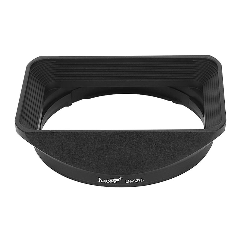 Haoge LH-S27B Bayonet Square Metal Lens Hood Shade with Cap for Sony Vario-Tessar T FE 24-70mm F4 ZA OSS SEL2470Z Lens