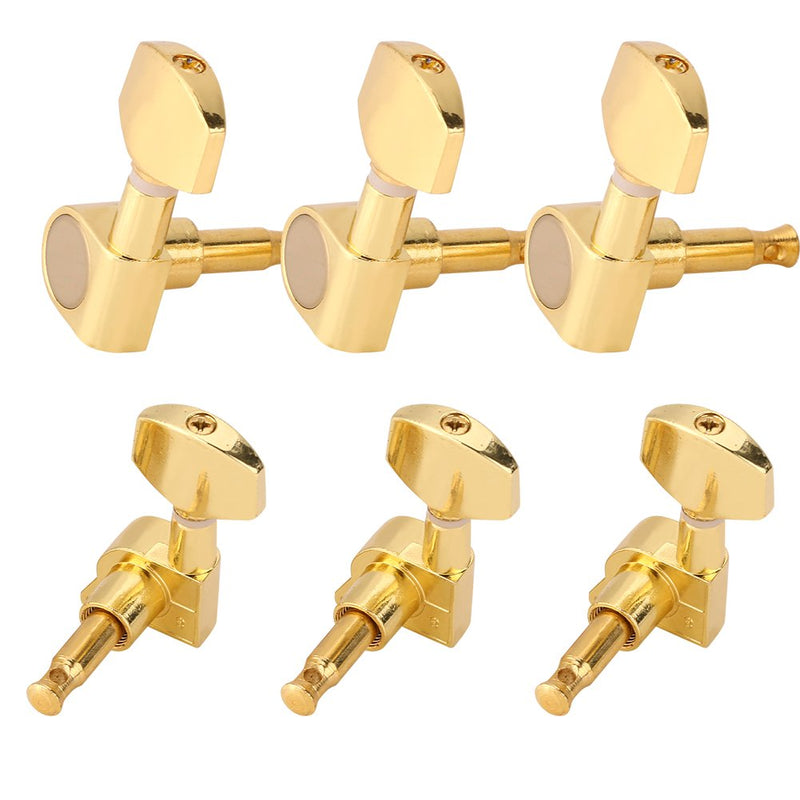 Guitar Tuning Pegs, Zinc Alloy Tuners Keys Machine Heads Guitar Parts for Guitar Brass