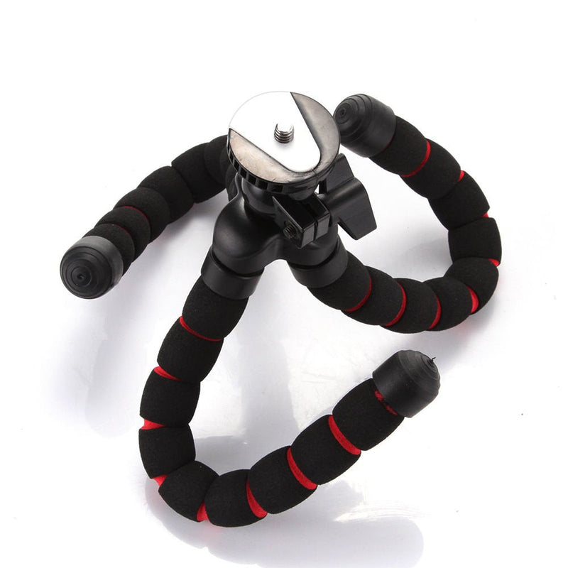 FocusFoto Octopus Flexible Portable Tripod Stand 1/4'' Screw Mounting for Camera Digital DV Canon Nikon Sony Pentax Olympus Panasonic Gopro Action Camera DSLR Medium Size