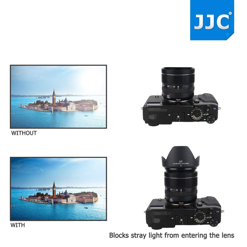 Bayonet Reversible Lens Hood Shade for Fujifilm Fujinon XF 14mm F2.8 & 18-55mm F2.8-4 Lens Replace Fuji 14/18-55 on Camera XT30 XT20 XT10 XT4 XT3 XT2 XT1 XPro3 XPro2 XPro1 XE3 XE2S XT200 XT100 XA7 XA5