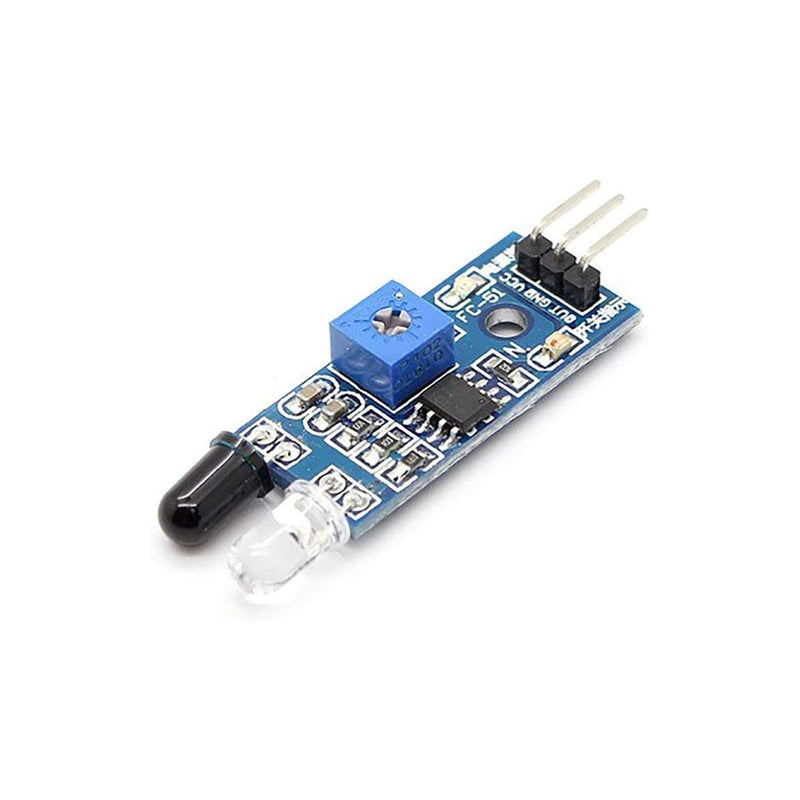 IR Infrared Obstacle Avoidance Sensor (2pcs) IR Transmitting and Receiving Tube Photoelectric Switch 3-pin Compatible with Ar-duino Smart Car Robot