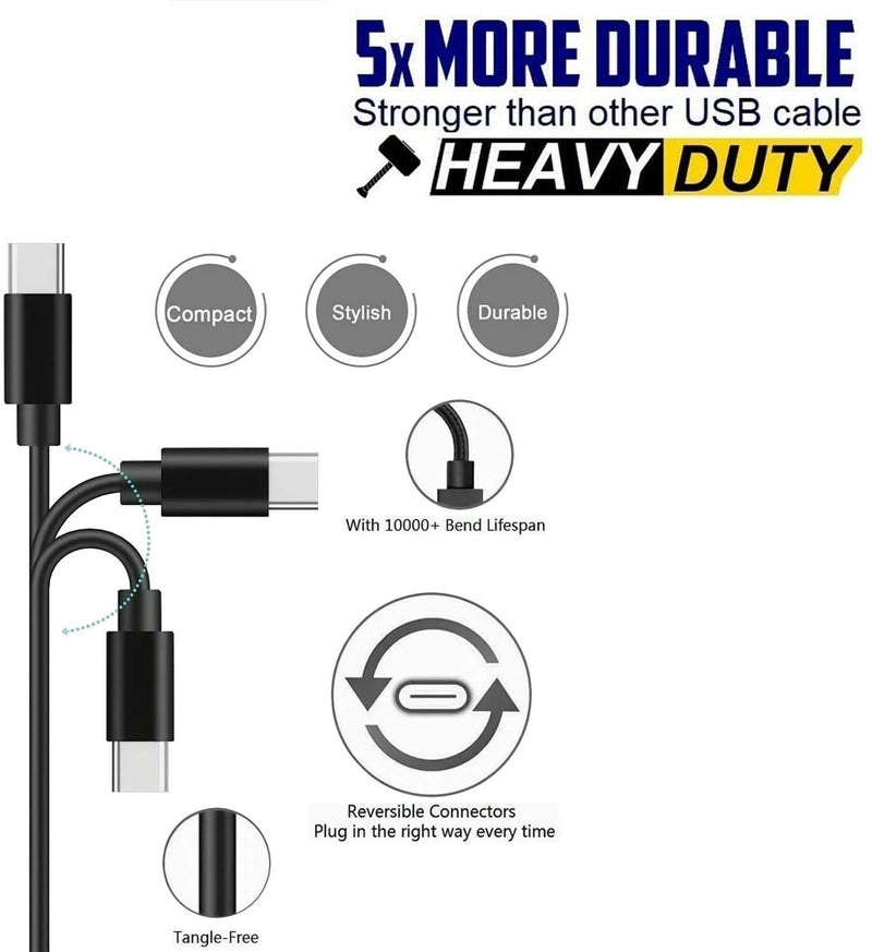 Fast Power Charging Charger Cable Cord Compatible with Sony SRS-XB33 SRS-XB23 SRS-XB43 Portable Bluetooth Wireless Speaker