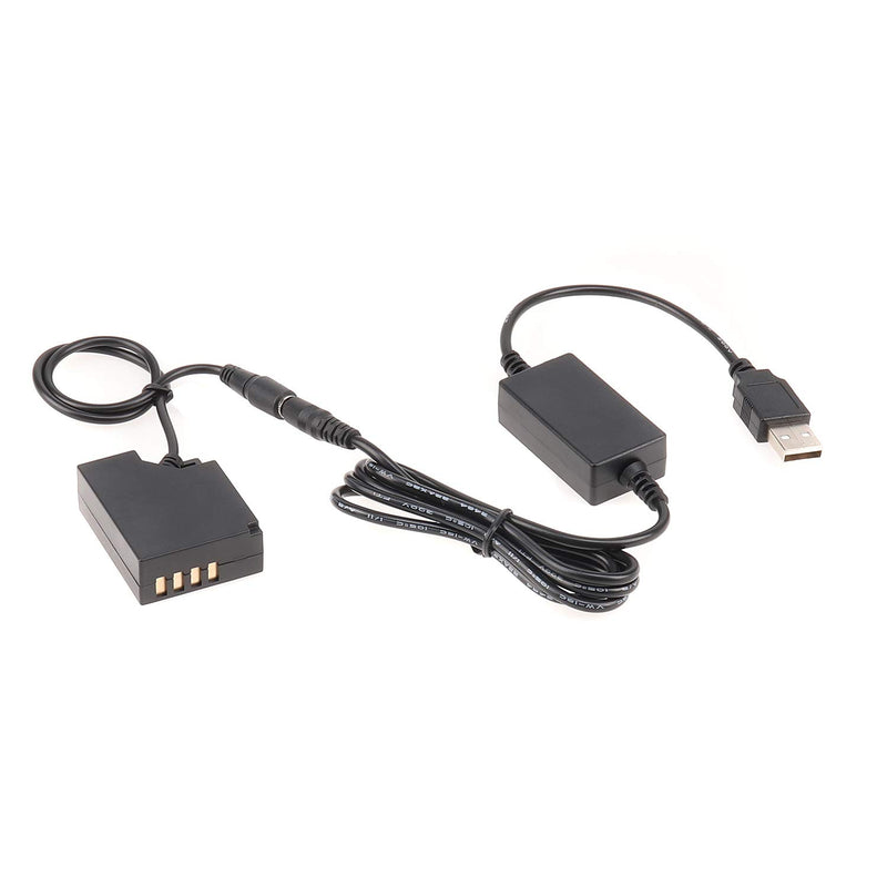 Foto4easy NP-W126 DC Coupler Dummy Battery with 5V 2A Single USB Cable Adapter for Fuji Camera X-A1 X-A2 X-A3 X-E1 X-E2 X-M1 X-Pro X-T1 X-T2 X-T10