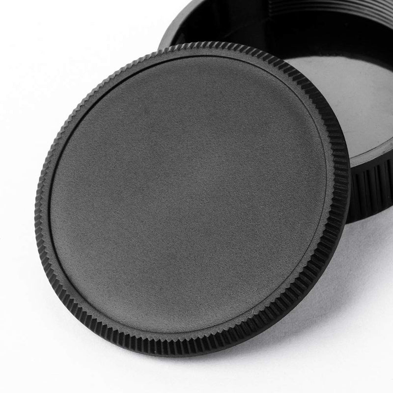 Body Cap and Lens Rear Cap Cover Replacement Set for Leica M42 42mm Lens&Cameras,2 Sets