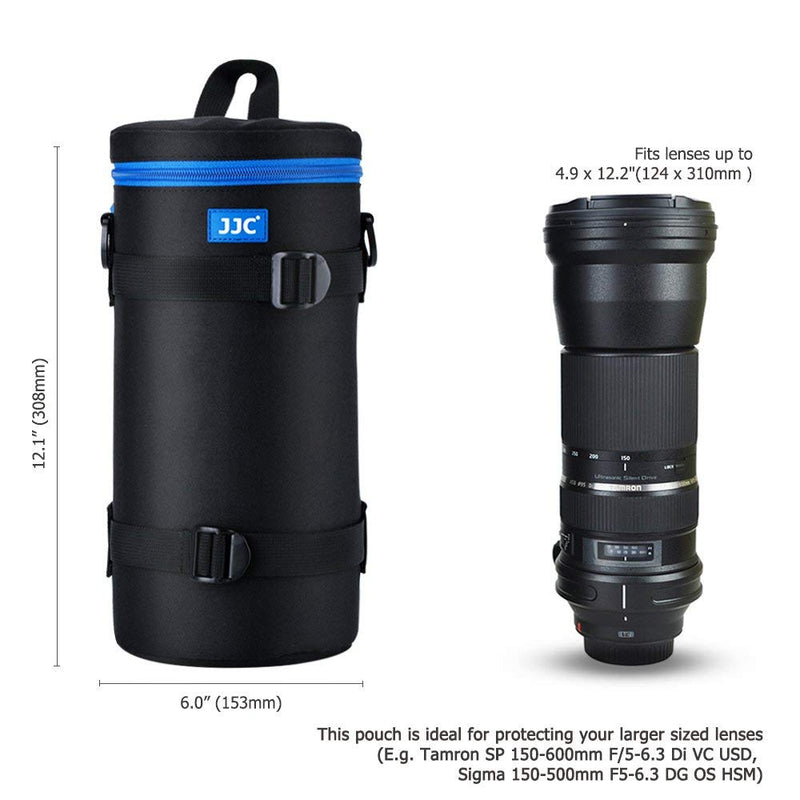 JJC Deluxe Lens Case Lens Pouch for Tamron SP 150-600mm f/5-6.3 Di VC USD G2,Sigma 150-500mm f/5-6.3 DG OS HSM,Sigma 150-600mm f/5-6.3 DG OS HSM C,JBL Xtreme Portable Bluetooth Speaker XXXXL Size